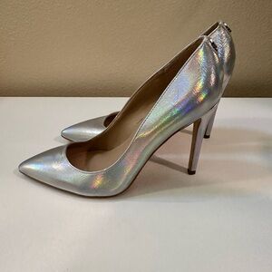 Guess silver heels